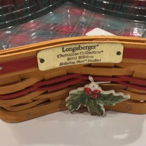 2001 longaberger Christmas Collection basket